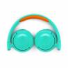 Casti wireless JBL JR300BT pentru copii, BlueTooth, on-ear, volum redus, Teal