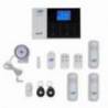 Kit sistem de alarma wireless PNI SafeHouse HS550 Wifi GSM 3G si 2 senzori de miscare HS003 suplimentari