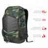 Rucsac laptop Trust GXT 1255 Outlaw 15.6'' Gaming Backpack, volum 20L, camo