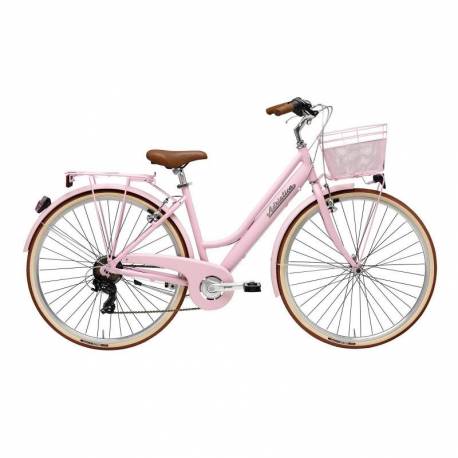 Bicicleta Adriatica Retro Lady 28 - roz, 450mm