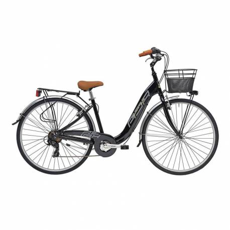 Bicicleta Adriatica Relax 26 6V, neagra, 45 cm