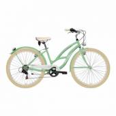 Bicicleta de oras Adriatica Cruiser Lady 26 6V, verde, 45 cm