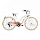 Bicicleta de oras Adriatica Cruiser Lady 26 6V, alba, 45 cm