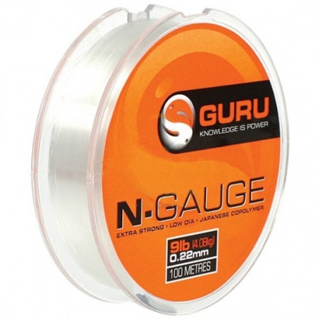 Fir monofilament GURU N-GAUGE 0,15MM/5LB/100M