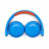 Casti wireless JBL JR300BT pentru copii, BlueTooth, on-ear, volum redus, Rocker Blue