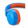 Casti wireless JBL JR300BT pentru copii, BlueTooth, on-ear, volum redus, Rocker Blue