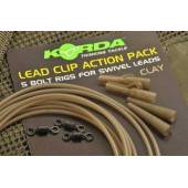 Set KORDA 5 monturi plumb pierdut Clay