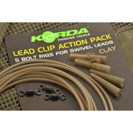 Set KORDA 5 monturi plumb pierdut Clay