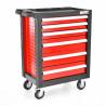 Carucior organizator HECHT 2099 pentru scule, otel, 6 sertare