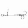 Struna Savage Gear CARBON49 T-TREBLE SPIKE 1/0, 9cm, 2 Buc/Plic