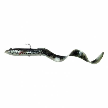 Shad Savage Gear 4D REAL EEL, 20cm, 38g, Black Green Pearl PHP