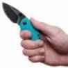 Briceag multifunctional Kershaw Shuffle Teal, lama 6cm