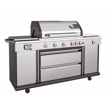 Gratar gaz Triton maxX PTS+ 6.1+, 12973, Inox