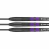 Sageti steel darts Vapor 8 Black-Purple, 80% tungsten, 21G / 23G