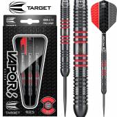 Sageti steel darts Vapor 8 Black-Red, 80% tungsten. 23G / 25G