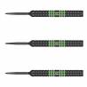 Sageti steel darts Vapor 8 Black-Green Swiss Point, 80% tungsten, 22G / 24G