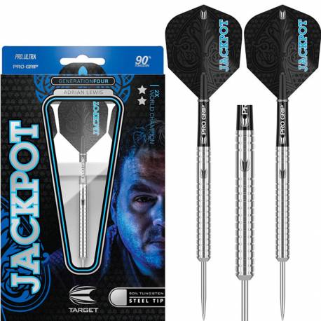 Sageti steel darts Adrian Lewis Gen 4, 90% tungsten, 22G / 24G