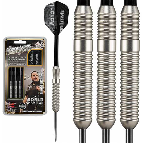 Sageti steel darts Target Adrian Lewis Silver Jackpot, Brass, 18G / 20G