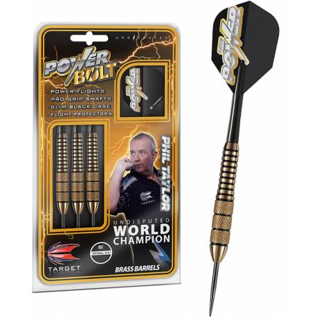 Sageti steel darts Target Phil Taylor Power Bolt, Brass, 22G