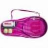 Set tenis Wilson Ultra Pink Starter 25", copii 7-10 ani, maner 1, roz