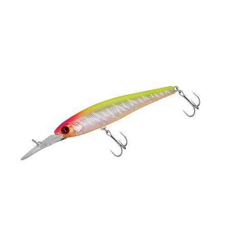 Vobler JACKALL Spinvido 70SP - Maruhata Ghost Chartreuse, 7cm, 5.2g, Suspending