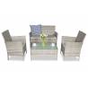 Set mobilier terasa GARDEN POINT Calabria Rattan , 4 persoane