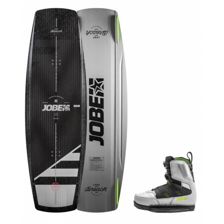 Set placa wakeboard JOBE BREACH 135 si legaturi Nitro Cool Grey