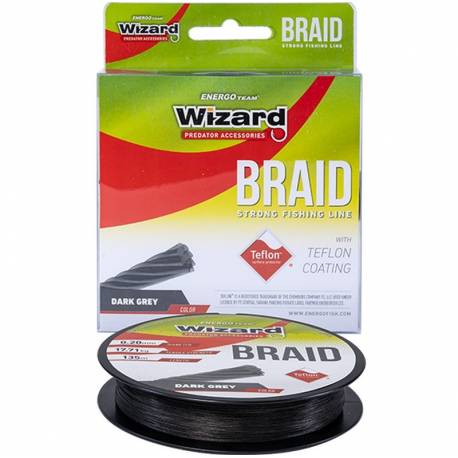 Fir textil EnergoTeam Wizard Braid, Gri, 135m 0.15m, 11.66kg