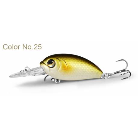 Vobler Lurefans Excavator E39 25 Hard Body Crank Bait, Floating, 3.9cm, 4.8g