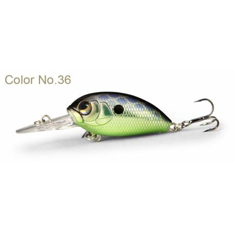 Vobler Lurefans Excavator E39 36 Hard Body Crank Bait, Floating, 3.9cm, 4.8g