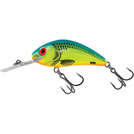 Vobler Salmo Hornet Rattlin H6.5F, Chartreuse Blue, Floating, 6.5cm, 20g