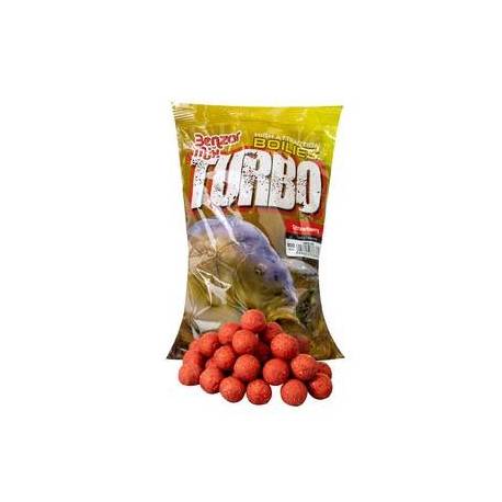 Boilies BENZAR MIX Turbo Boilie 25mm, 800g, Capsuni