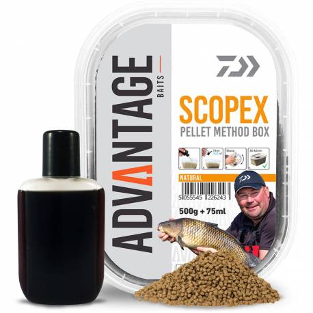 Pelete Daiwa Method, Natural Scopex Pellet, 500g