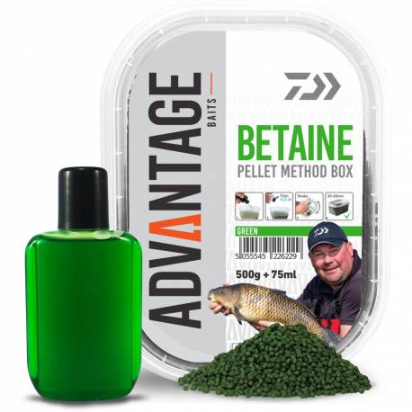 Pelete Daiwa Method Green Betain, 500g