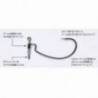 Carlige offset Decoy Worm 117 HD, Nr.4, Negru, 5 buc/plic