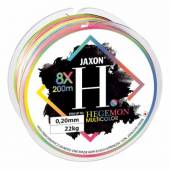 Fir textil JAXON Hegemon 8X Multicolor, 200 m, 0.18 mm, 19 kg