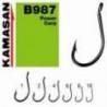 Carlige KAMASAN B987 Power Carp Nr.4, 10 buc/plic