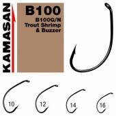 Carlige KAMASAN Fly B100G Nr.10, 25buc/cutie