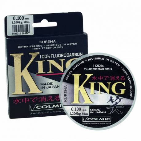 Fir Fluorocarbon COLMIC King, 50 m, 0.10 mm