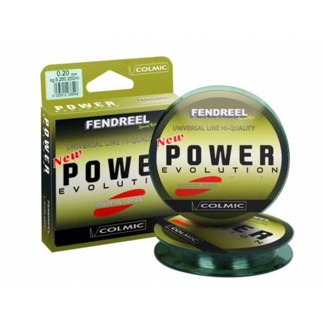 Fir Monofilament COLMIC Fendreel Power Evolution, 200 m, 0.12 mm