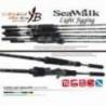 Lanseta baitcasting YAMAGA BLNAKS SEAWALK LIGHT JIGGING B66L CAST, 1.985m, 40-80g, 2tronsoane