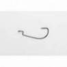 Carlige offset Decoy Worm 9 Uppercut Nr.6, negru, 9 buc/plic