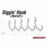 Carlige offset DECOY WORM 21 DIGGIN' HOOK, NS Black, Nr.1/0, 7 buc./plic