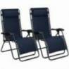 Set de scaune camping Abbey Chaise Longue IV, max. 125kg, 2 bucati