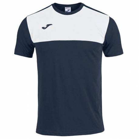 Tricou JOMA Winner, Alb/Bleumarin