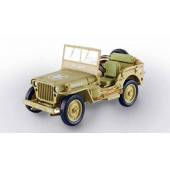 Macheta auto JEEP Willys Casablanca (1943) 1:18 bej Triple9 Collection