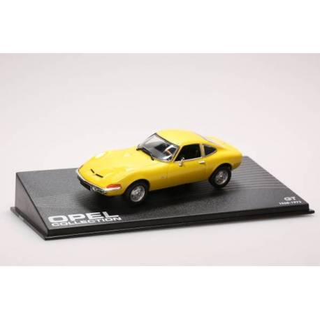 Macheta auto OPEL GT (1968) 1:43 galben Magazine Models