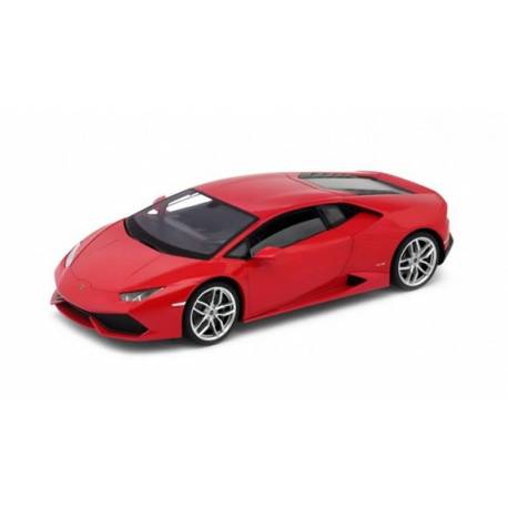 Macheta auto LAMBORGHINI Huracan LP610-4 (2015) 1:18 rosu Welly