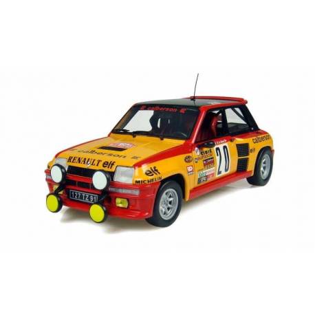 Macheta auto RENAULT 5 Turbo no. 20 Monte Carlo (1981) 1:18 rosu-orange Universal Hobbies