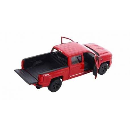 Macheta auto CHEVROLET Silverado Pick-up (2017) 1:24 rosu Welly